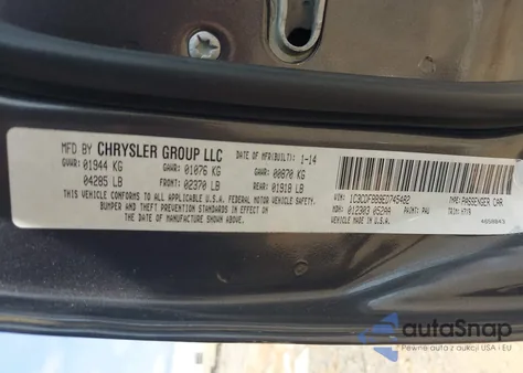 2014 Dodge Dart Sxt from USA, damaged, VIN 1C3CDFBB9ED745482